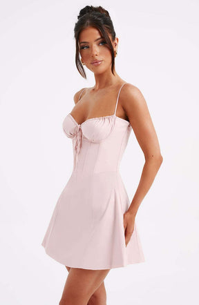 Lacey Mini Dress - Blush Ryvelle