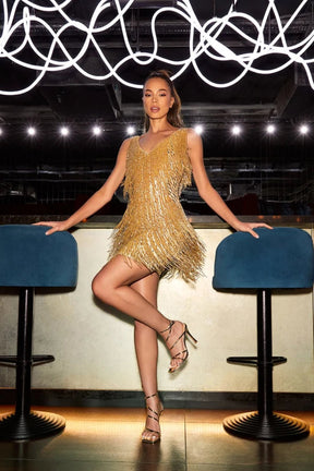 Euphoria Shimmer Finger Dress Ryvelle