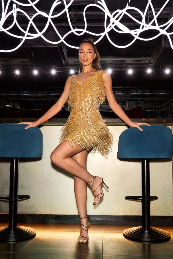 Euphoria Shimmer Finger Dress Ryvelle