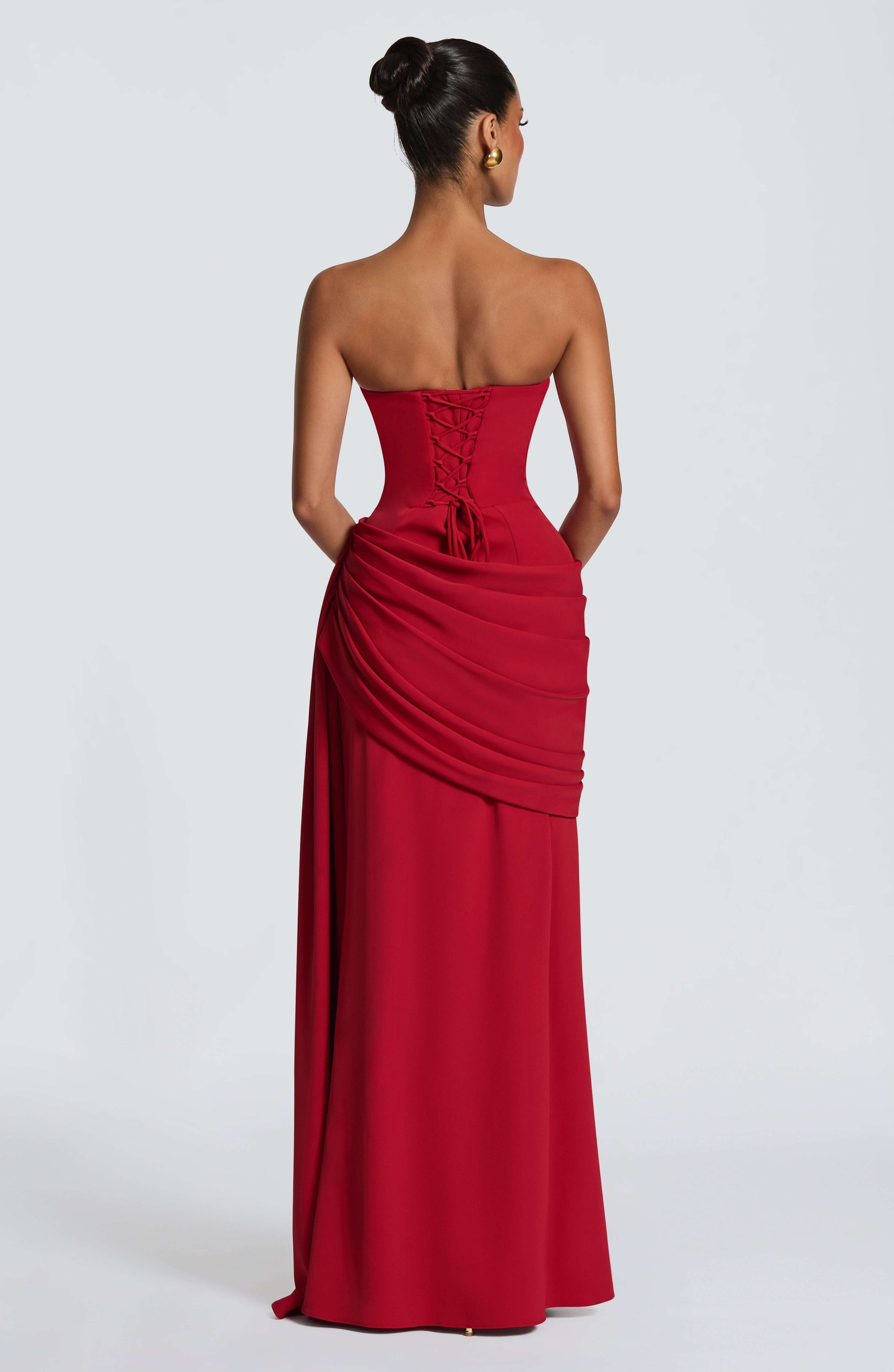 Matisse Maxi Dress - Deep Red Ryvelle
