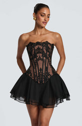 Reagan Skort - Black Ryvelle
