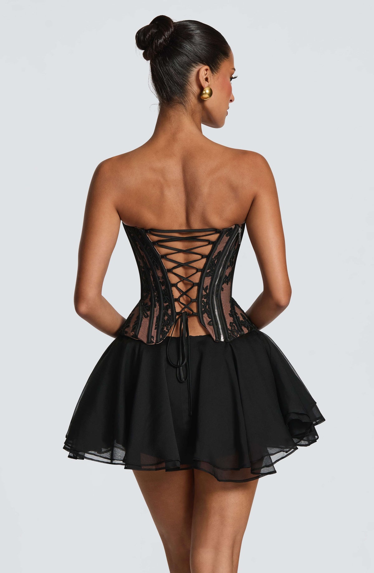 Reagan Skort - Black Ryvelle