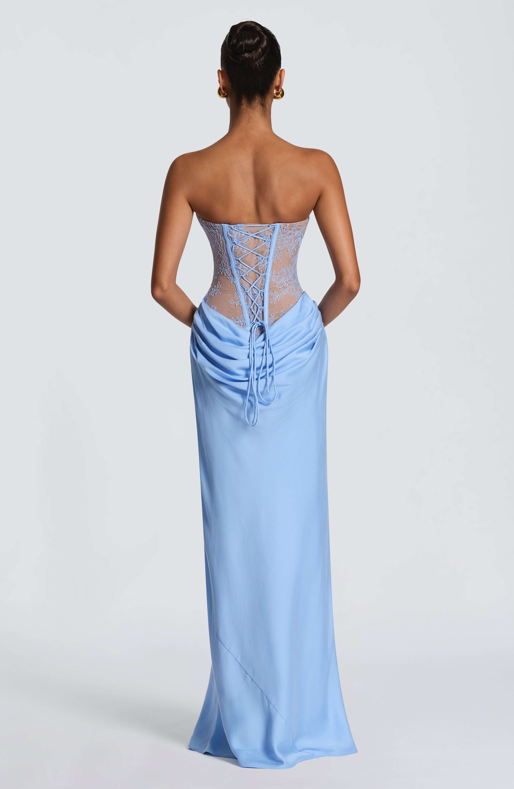 Kathleen Maxi Dress - Powder Blue Ryvelle