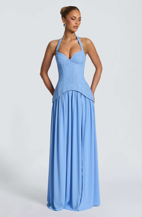 Almira Maxi Dress - Powder Blue R.F