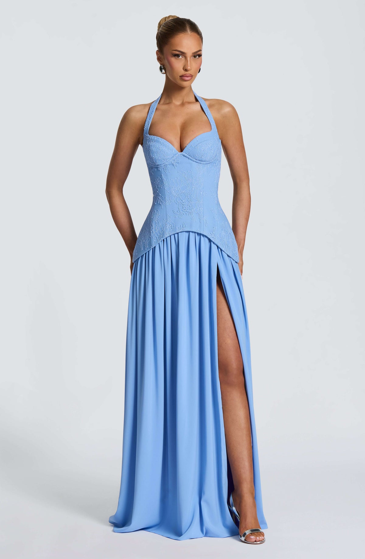 Almira Maxi Dress - Powder Blue R.F