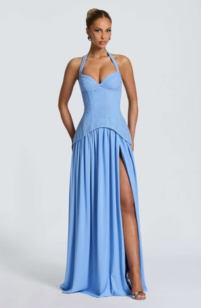 Almira Maxi Dress - Powder Blue R.F