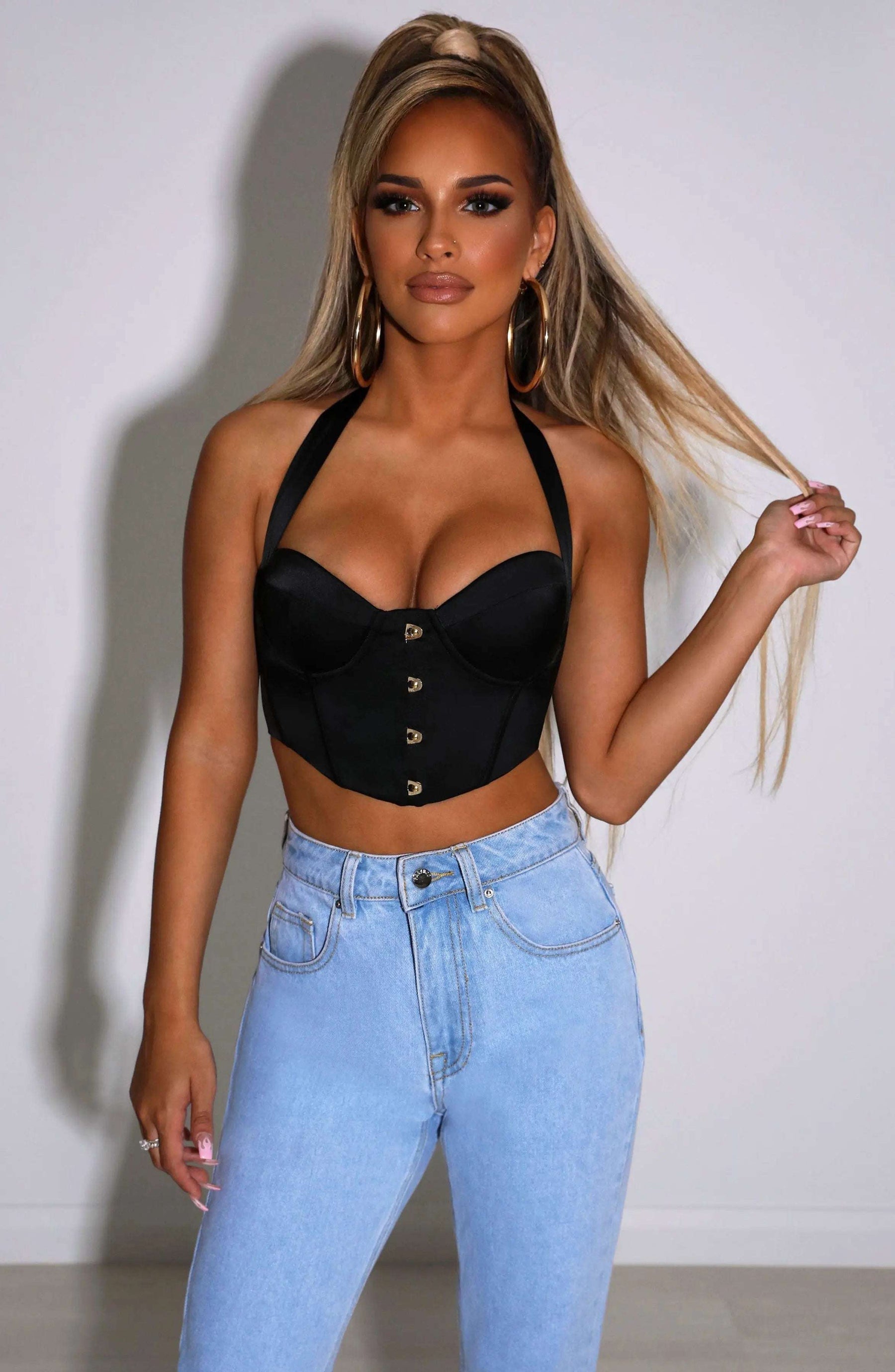 Aaliyah Corset - Black R.F