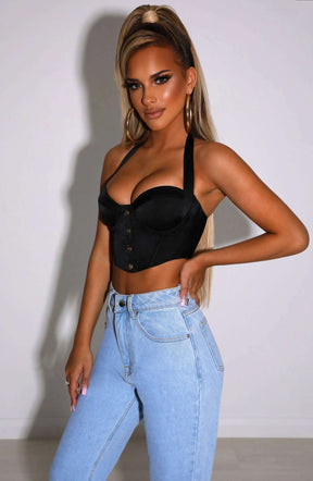 Aaliyah Corset - Black R.F