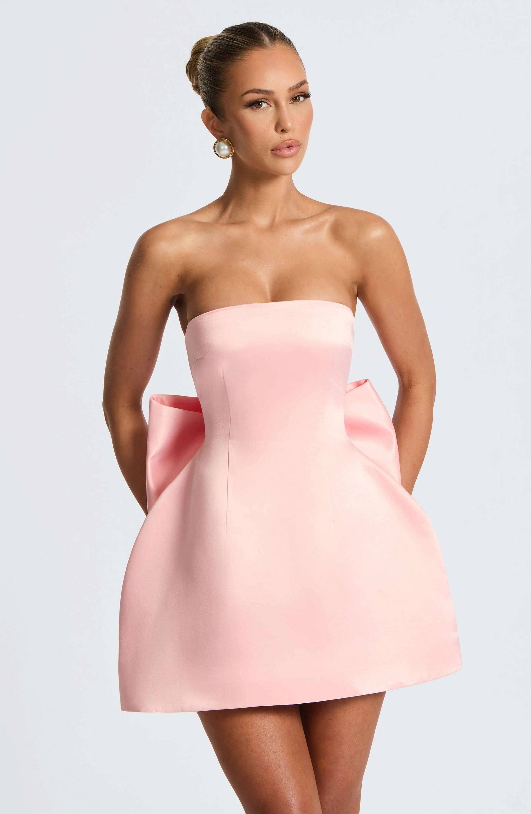 Abbey Mini Dress - Blush R.F
