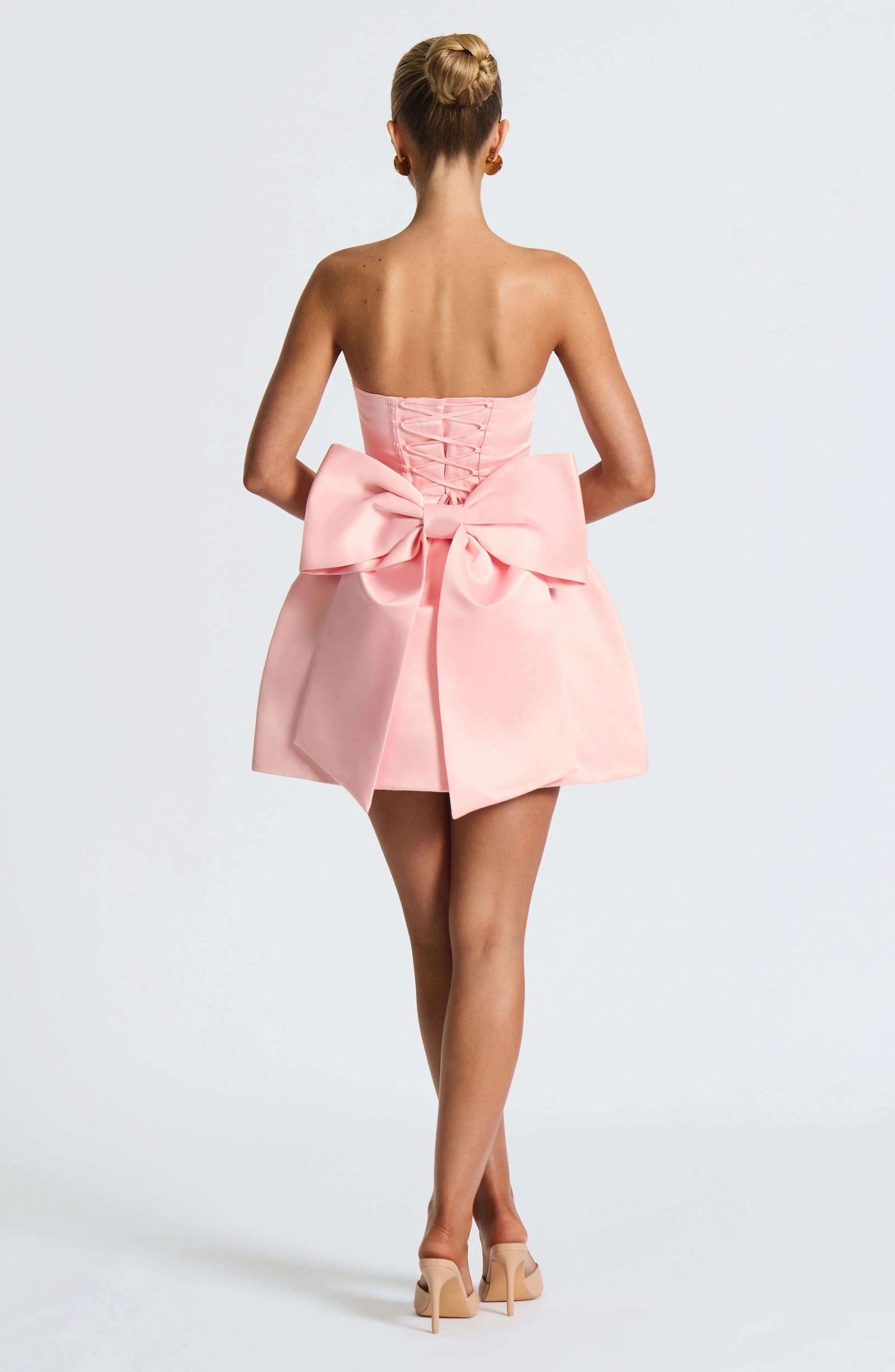 Abbey Mini Dress - Blush R.F