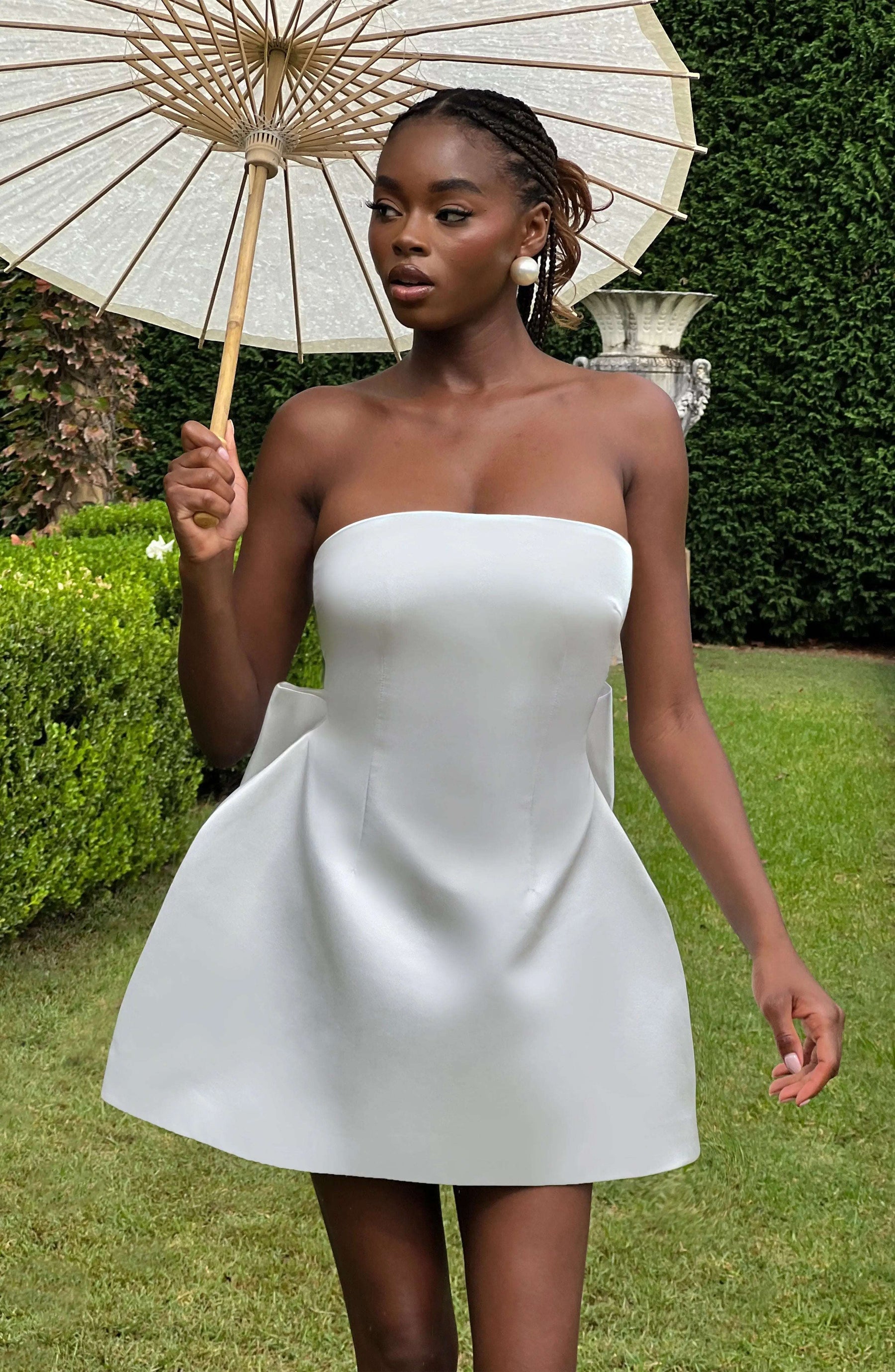 Abbey Mini Dress - Ivory R.F