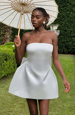Abbey Mini Dress - Ivory R.F