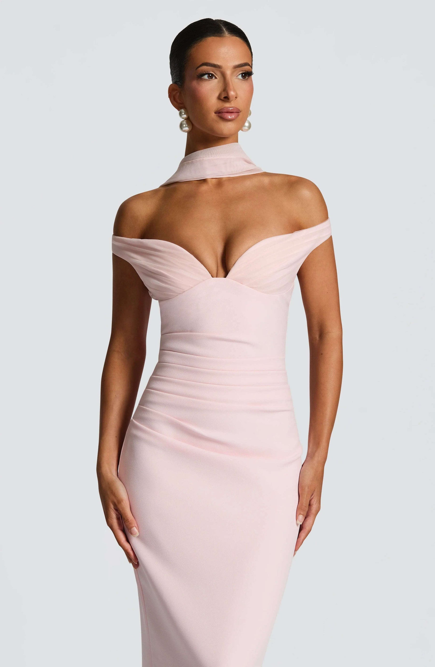 Abigail Maxi Dress - Blush R.F