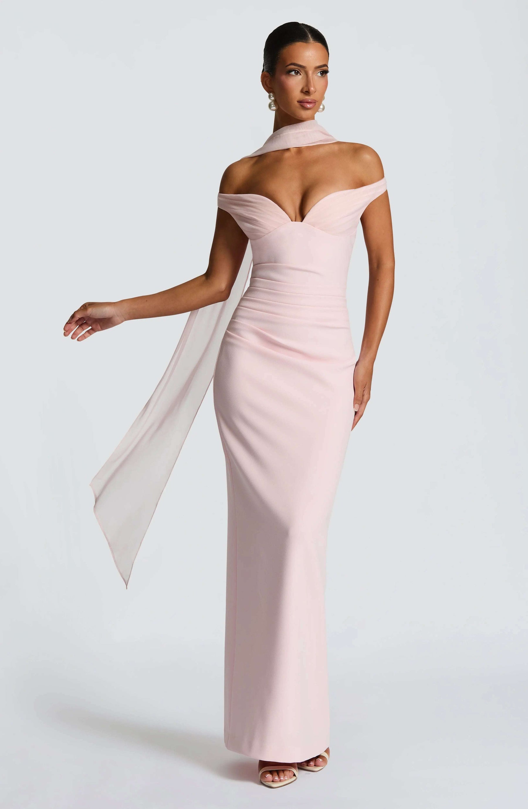 Abigail Maxi Dress - Blush R.F