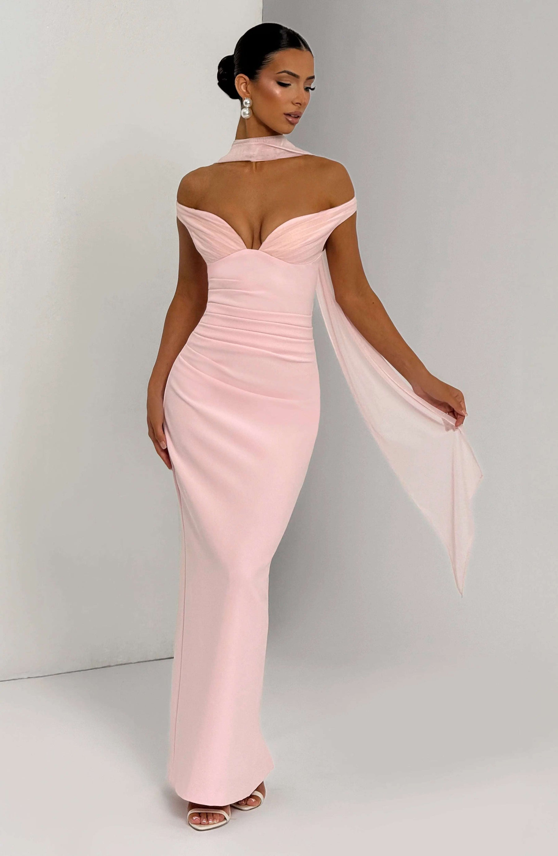 Abigail Maxi Dress - Blush R.F
