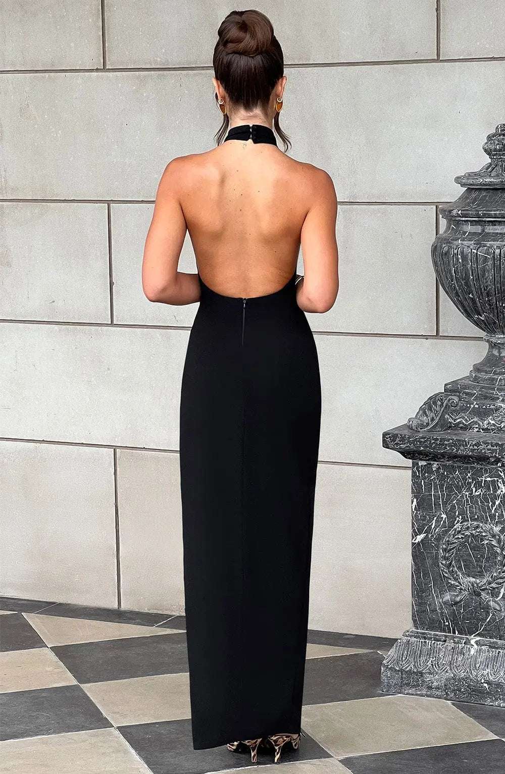 Adalia Maxi Dress - Black L.F