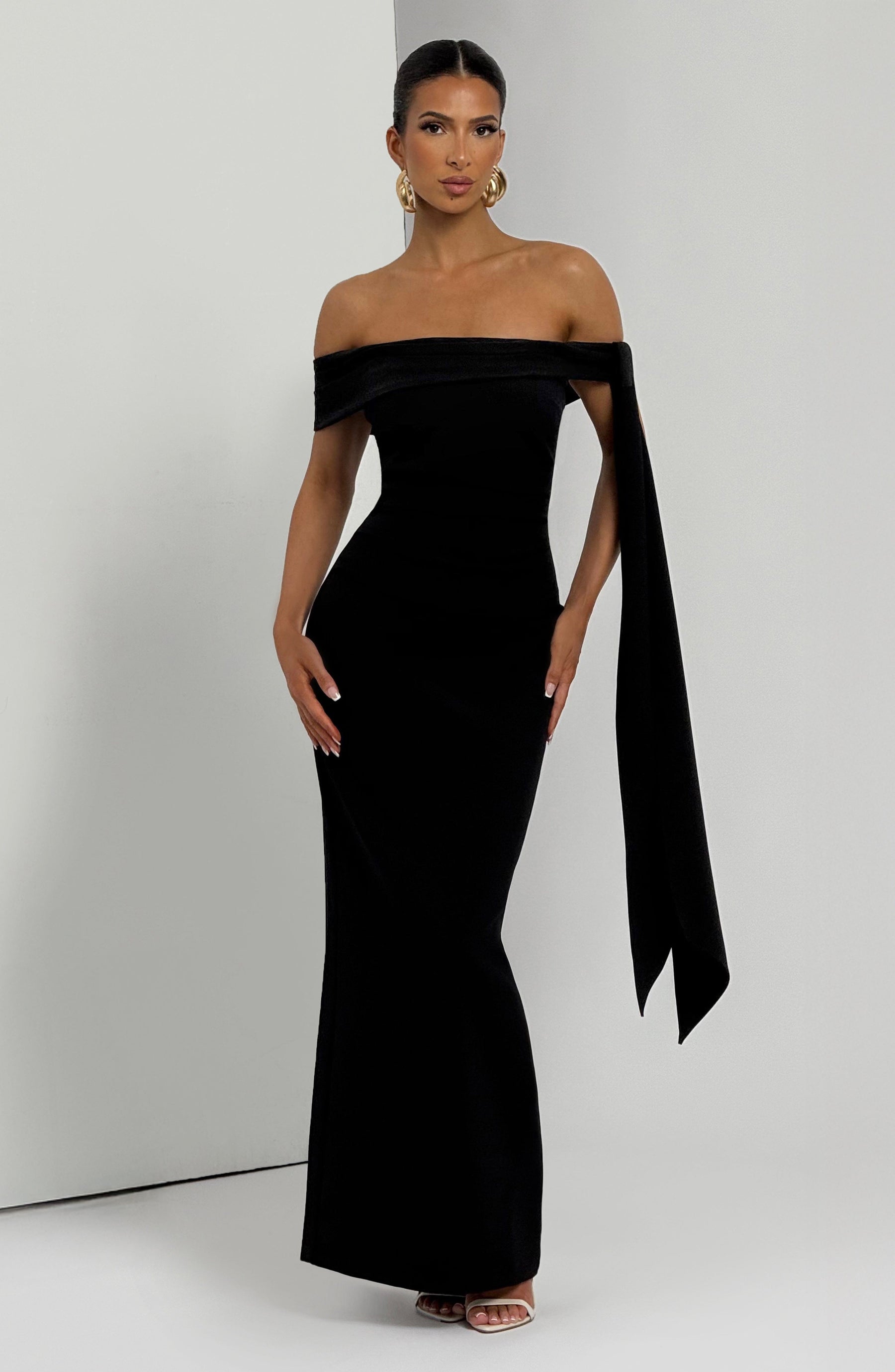 Addie Maxi Dress - Black R.F
