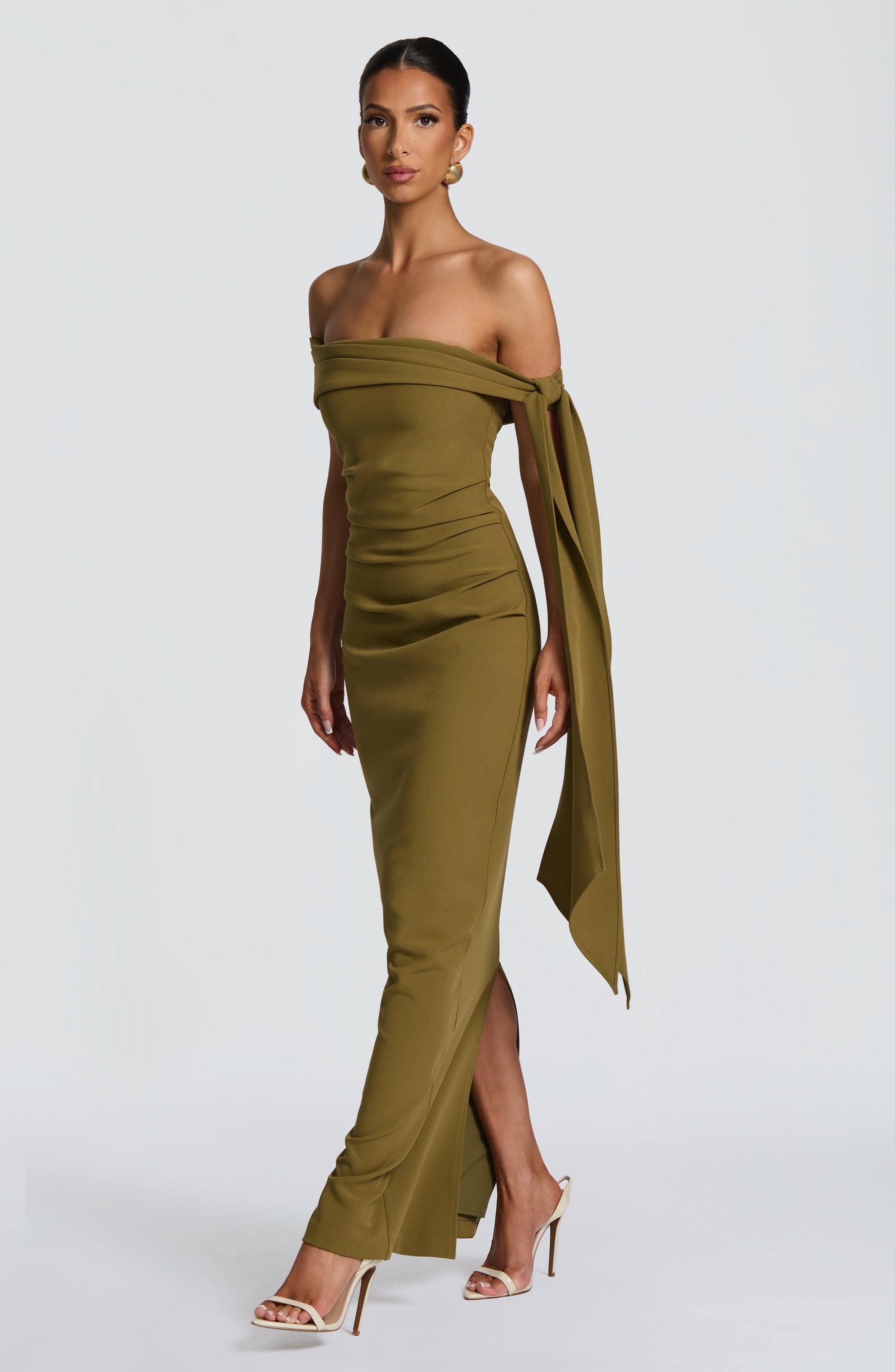 Addie Maxi Dress - Deep Olive R.F