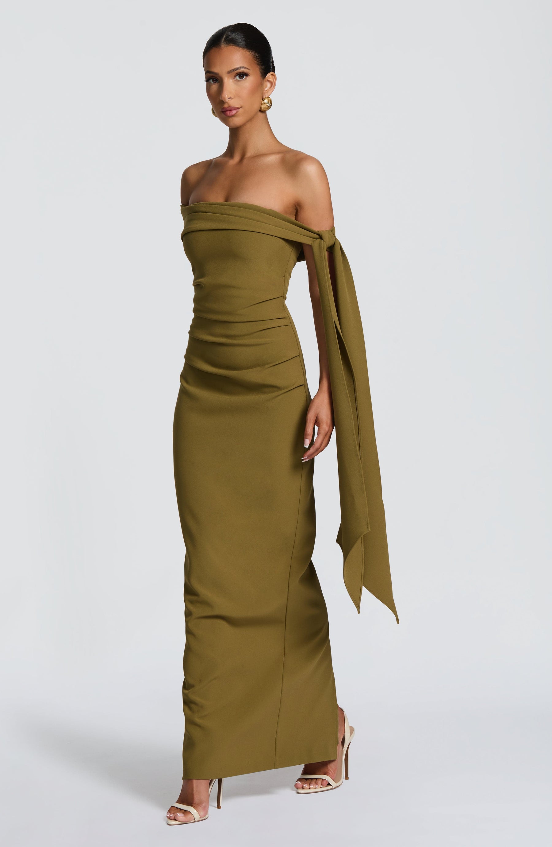 Addie Maxi Dress - Deep Olive R.F