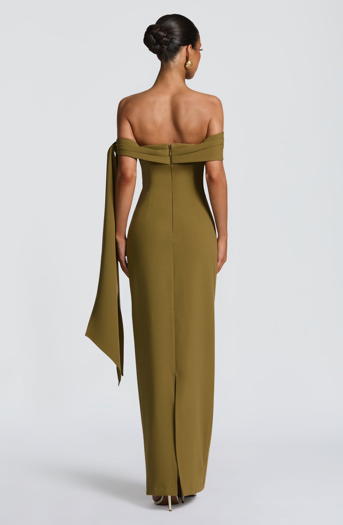 Addie Maxi Dress - Deep Olive R.F