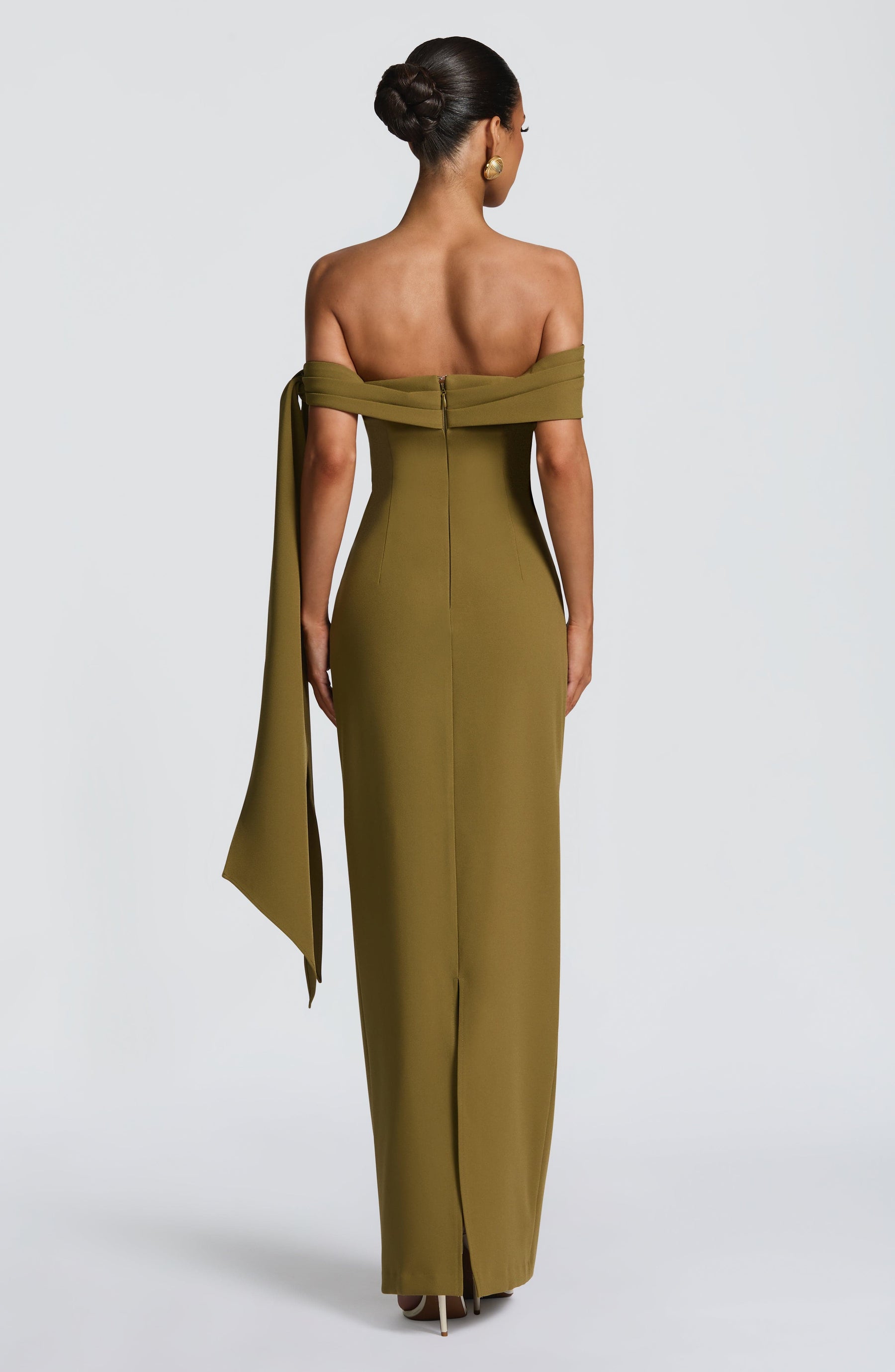 Addie Maxi Dress - Deep Olive R.F