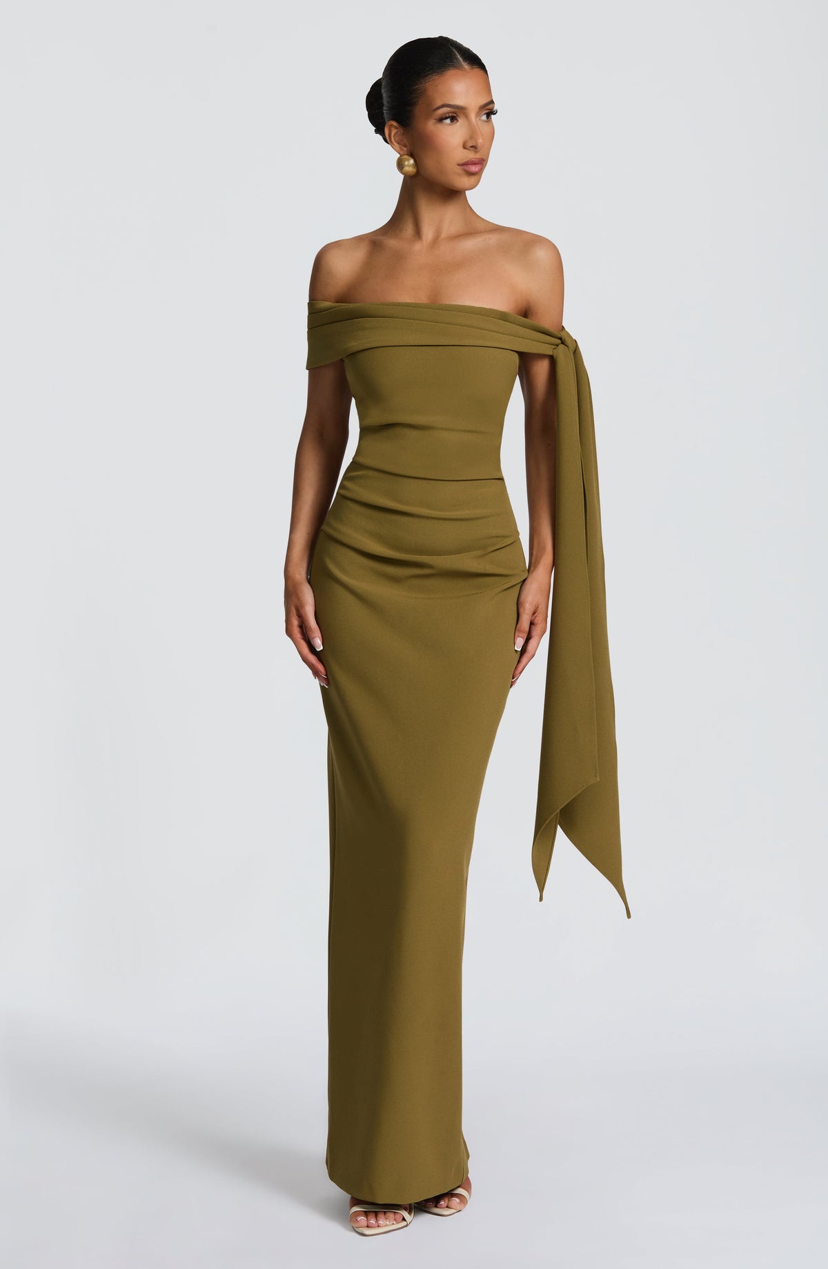 Addie Maxi Dress - Deep Olive R.F