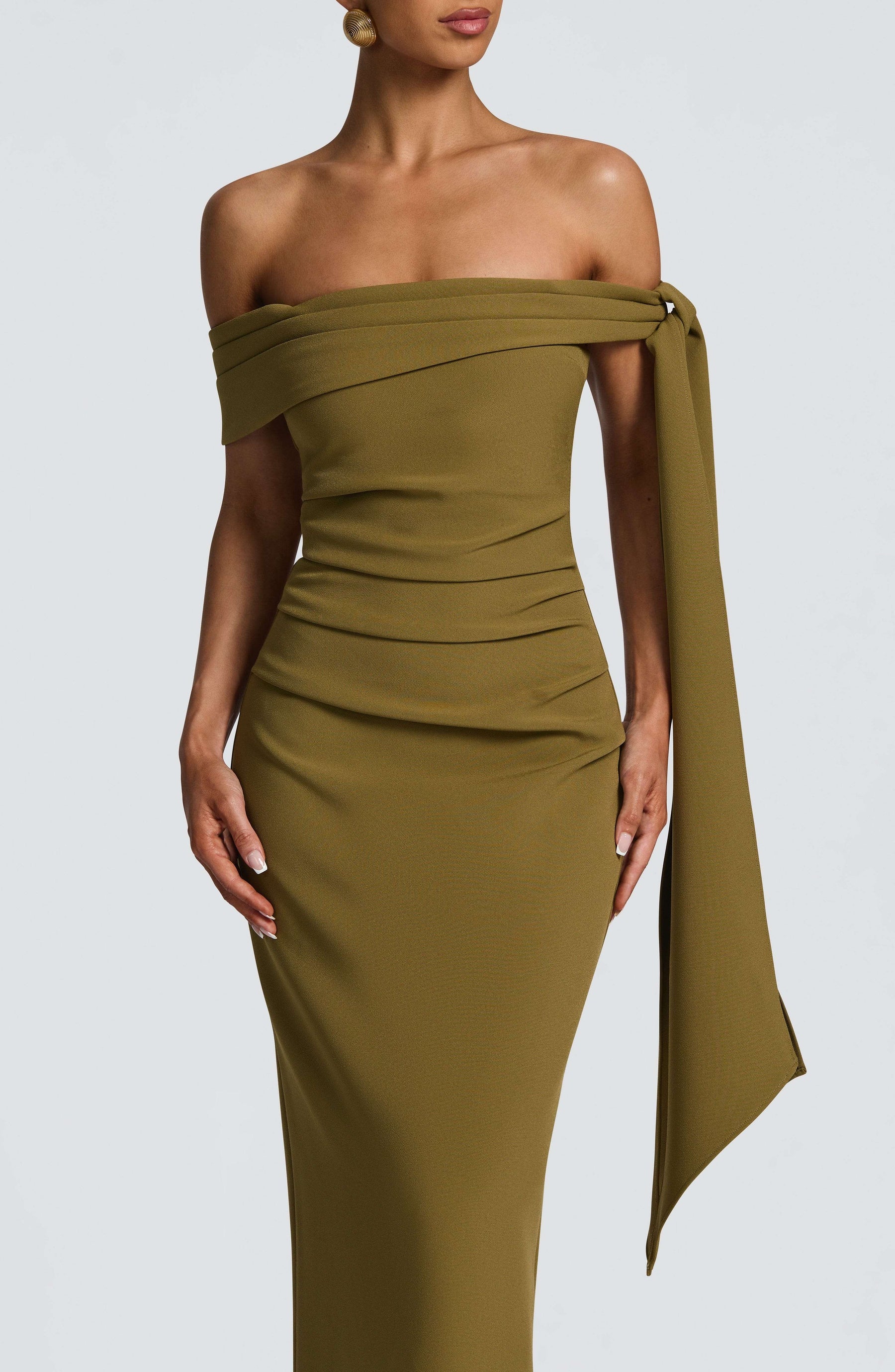 Addie Maxi Dress - Deep Olive R.F