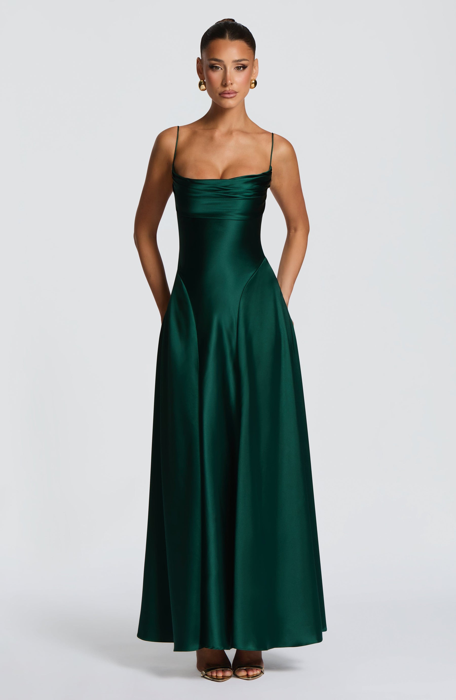 Adelina Maxi Dress - Emerald M.T