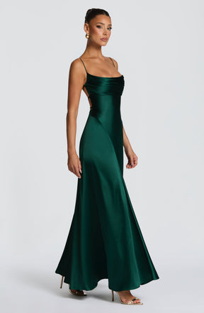 Adelina Maxi Dress - Emerald M.T