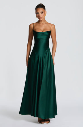 Adelina Maxi Dress - Emerald M.T