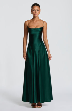 Adelina Maxi Dress - Emerald M.T