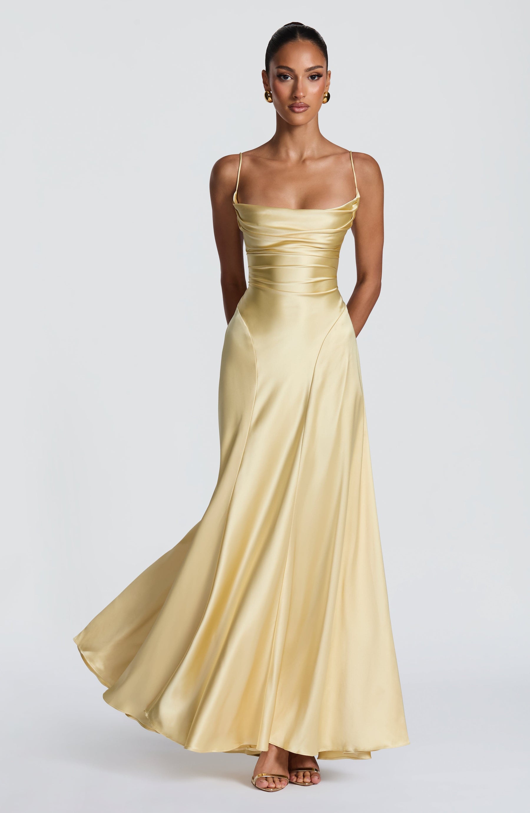 Adelina Maxi Dress - Lemon M.T