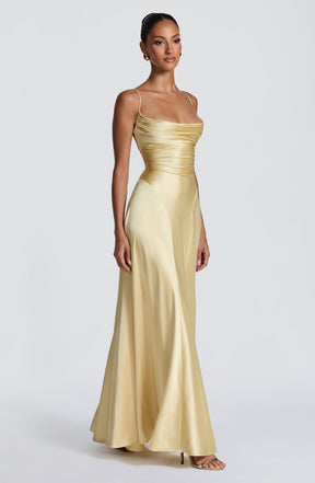 Adelina Maxi Dress - Lemon M.T