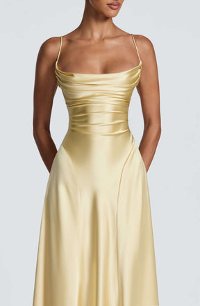 Adelina Maxi Dress - Lemon M.T