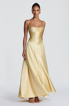 Adelina Maxi Dress - Lemon M.T