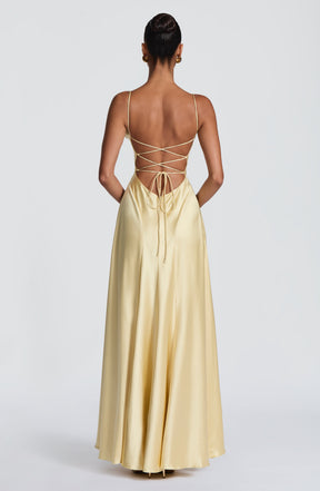 Adelina Maxi Dress - Lemon M.T