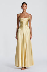 Adelina Maxi Dress - Lemon M.T