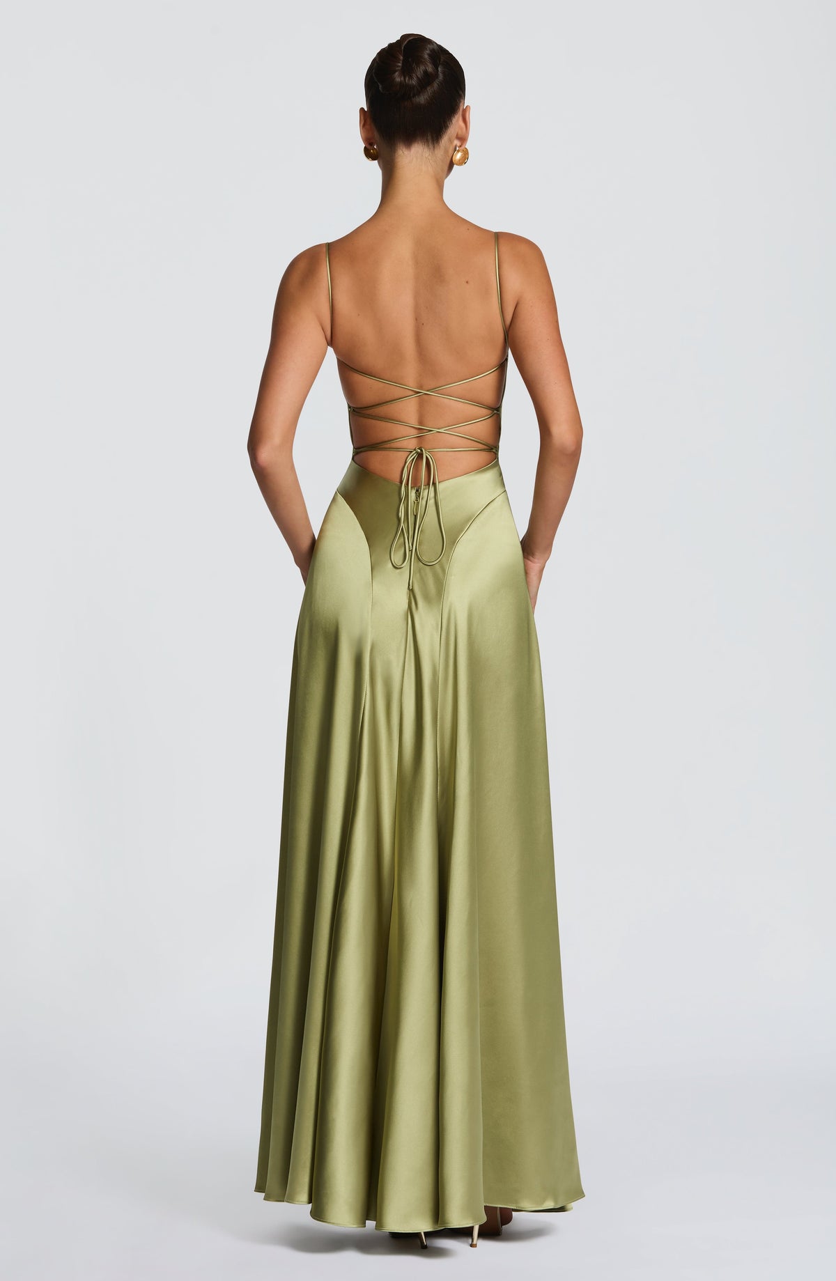 Adelina Maxi Dress - Light Olive M.T