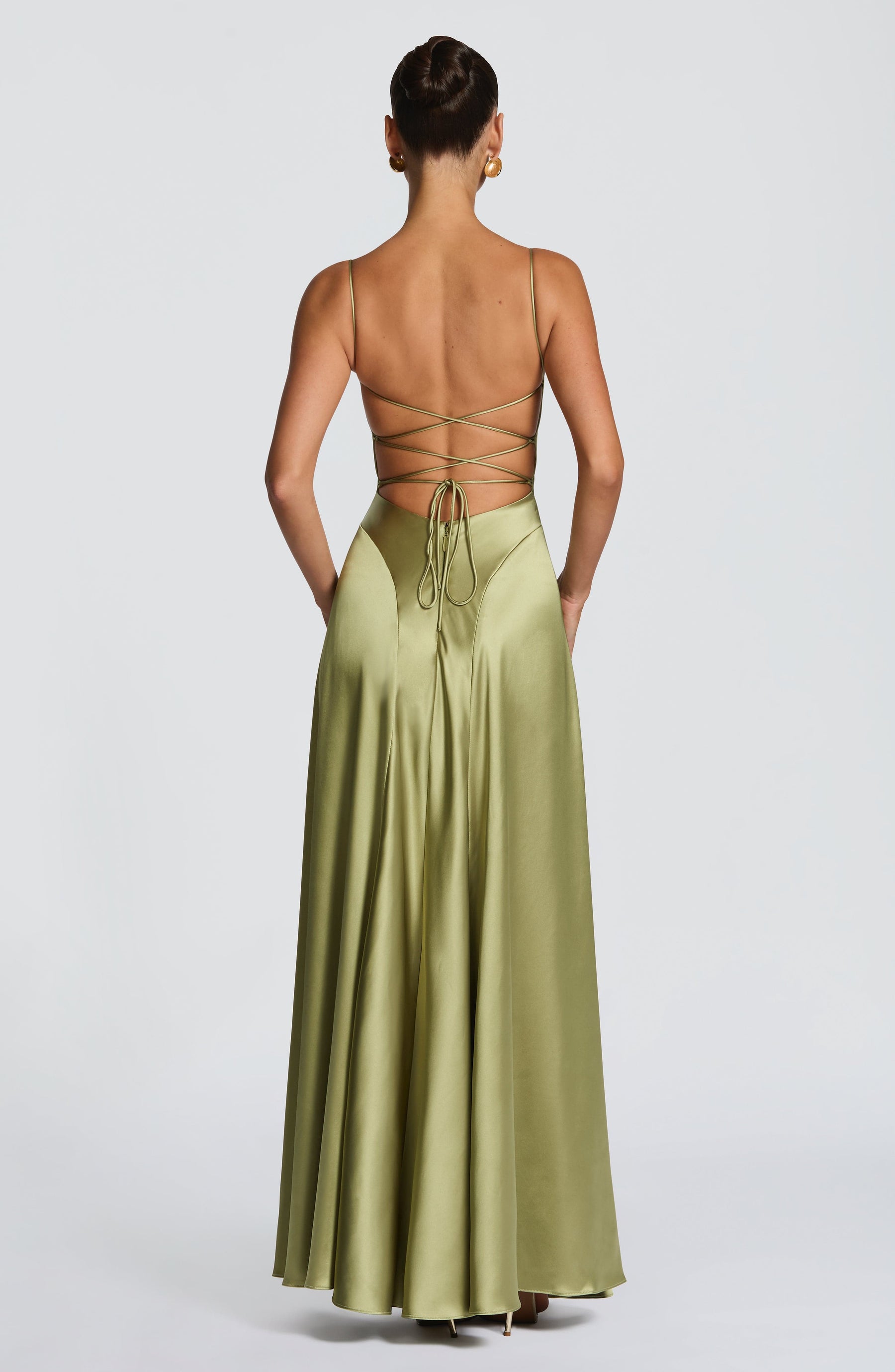 Adelina Maxi Dress - Light Olive M.T