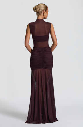 Adina Top - Plum DIA