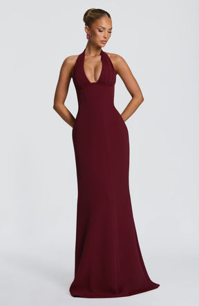 Adora Maxi Dress - Cherry Lacquer R.F