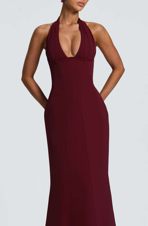 Adora Maxi Dress - Cherry Lacquer R.F
