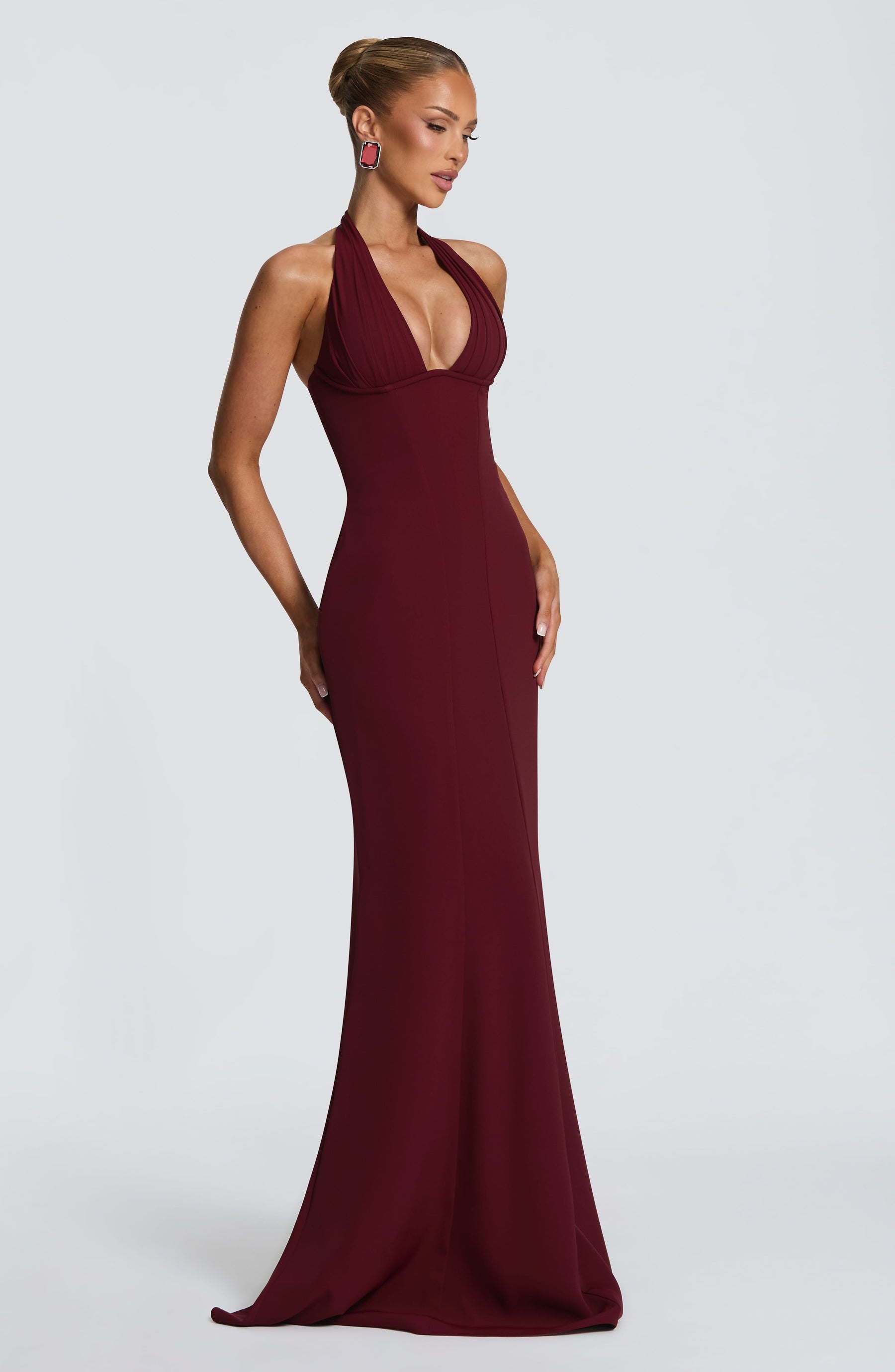 Adora Maxi Dress - Cherry Lacquer R.F