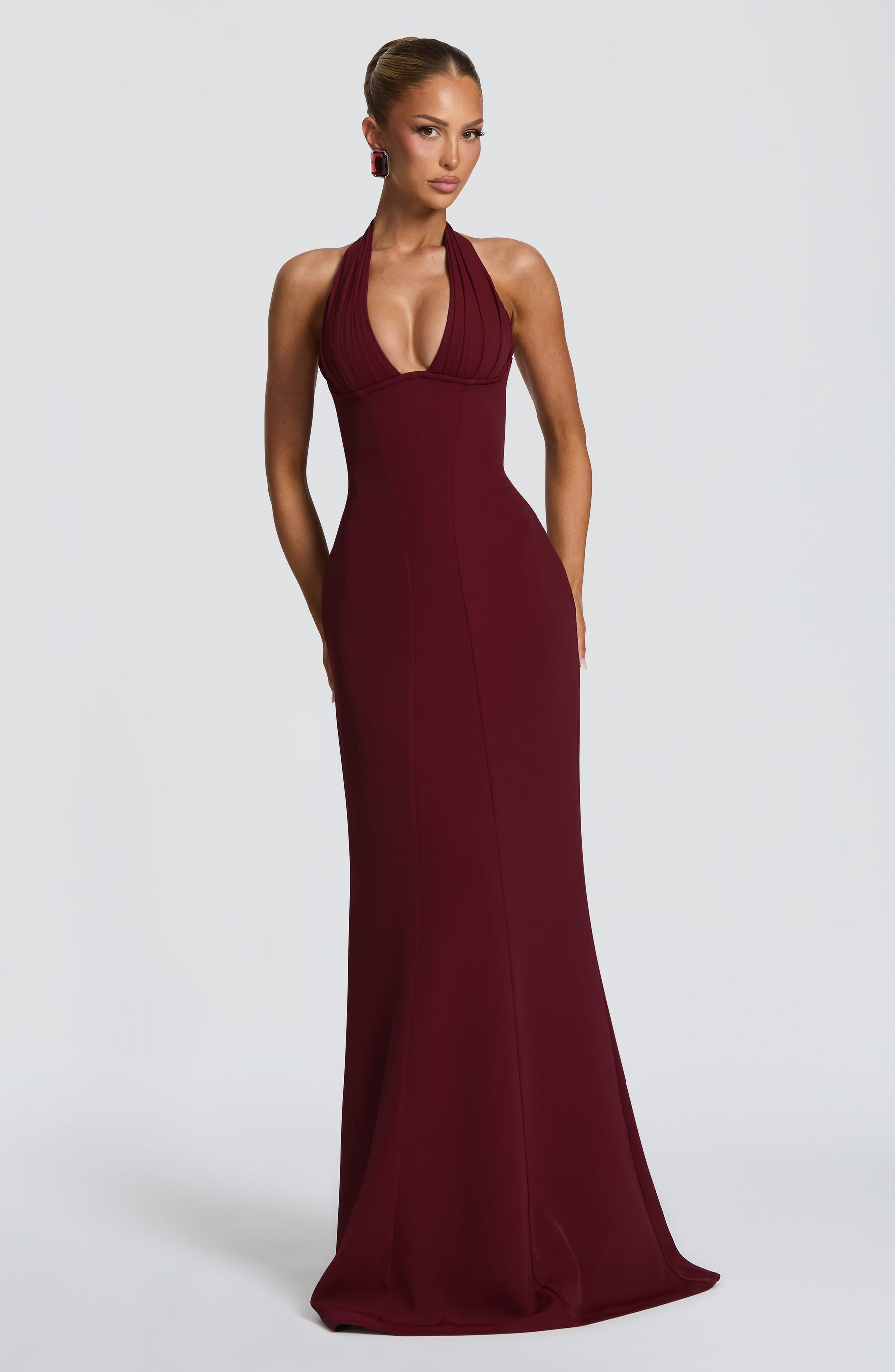 Adora Maxi Dress - Cherry Lacquer R.F