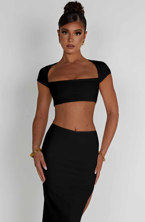 Adorn Top - Black K.Y