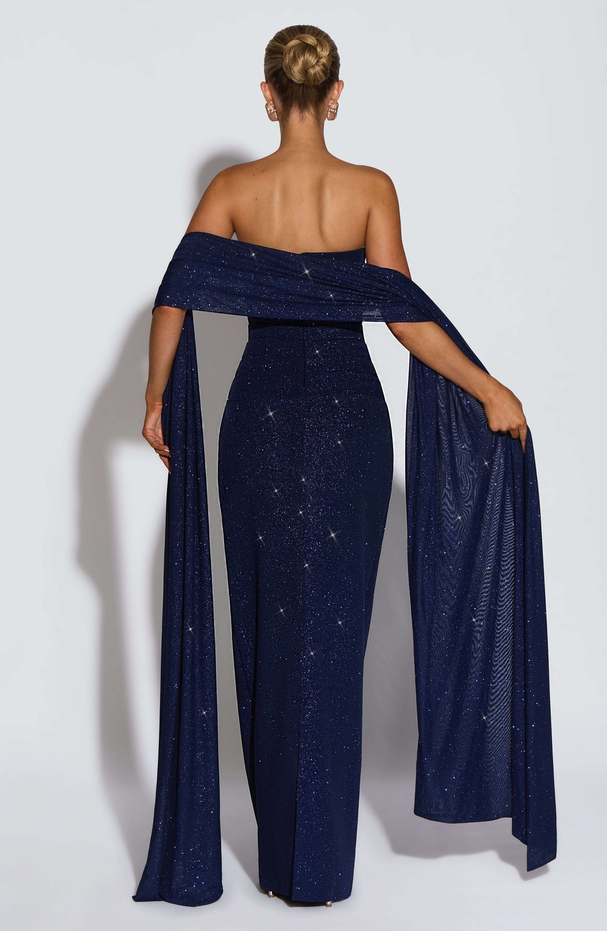 Agnes Shawl - Navy Sparkle L.F
