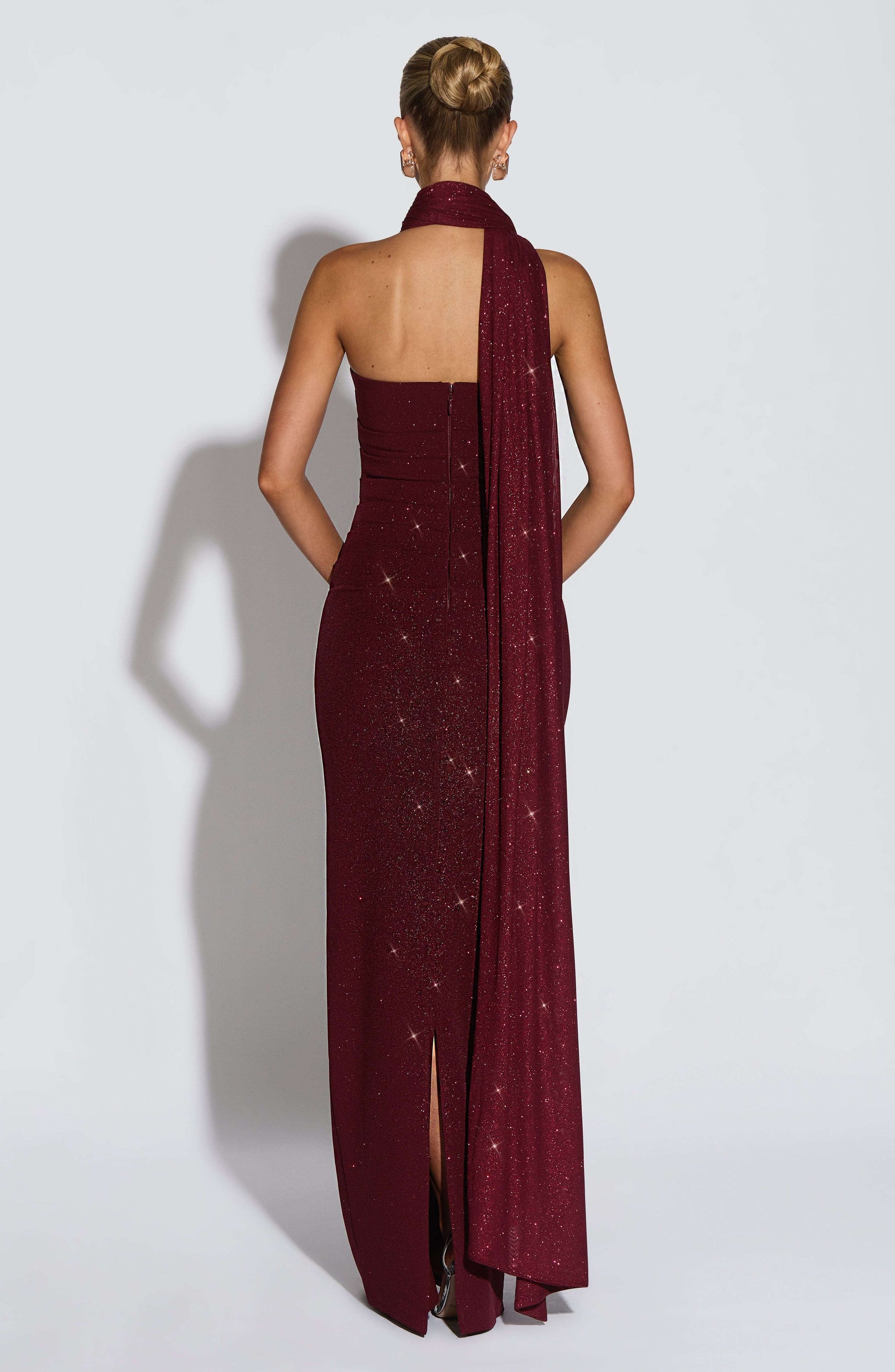 Agnes Shawl - Wine Sparkle L.F