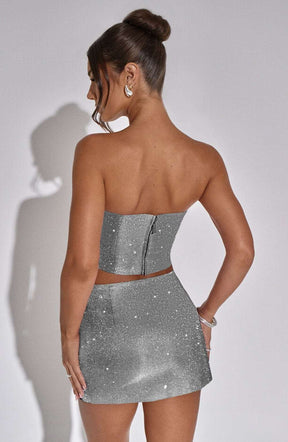 Aimee Top - Silver R.F