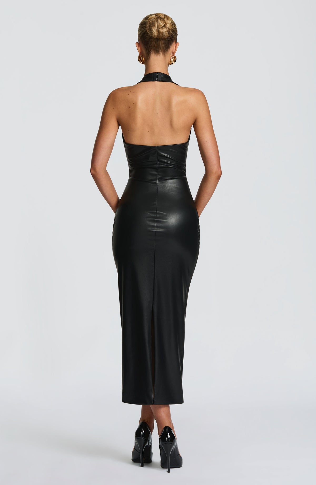 Ainsley Midi Dress - Black DIA
