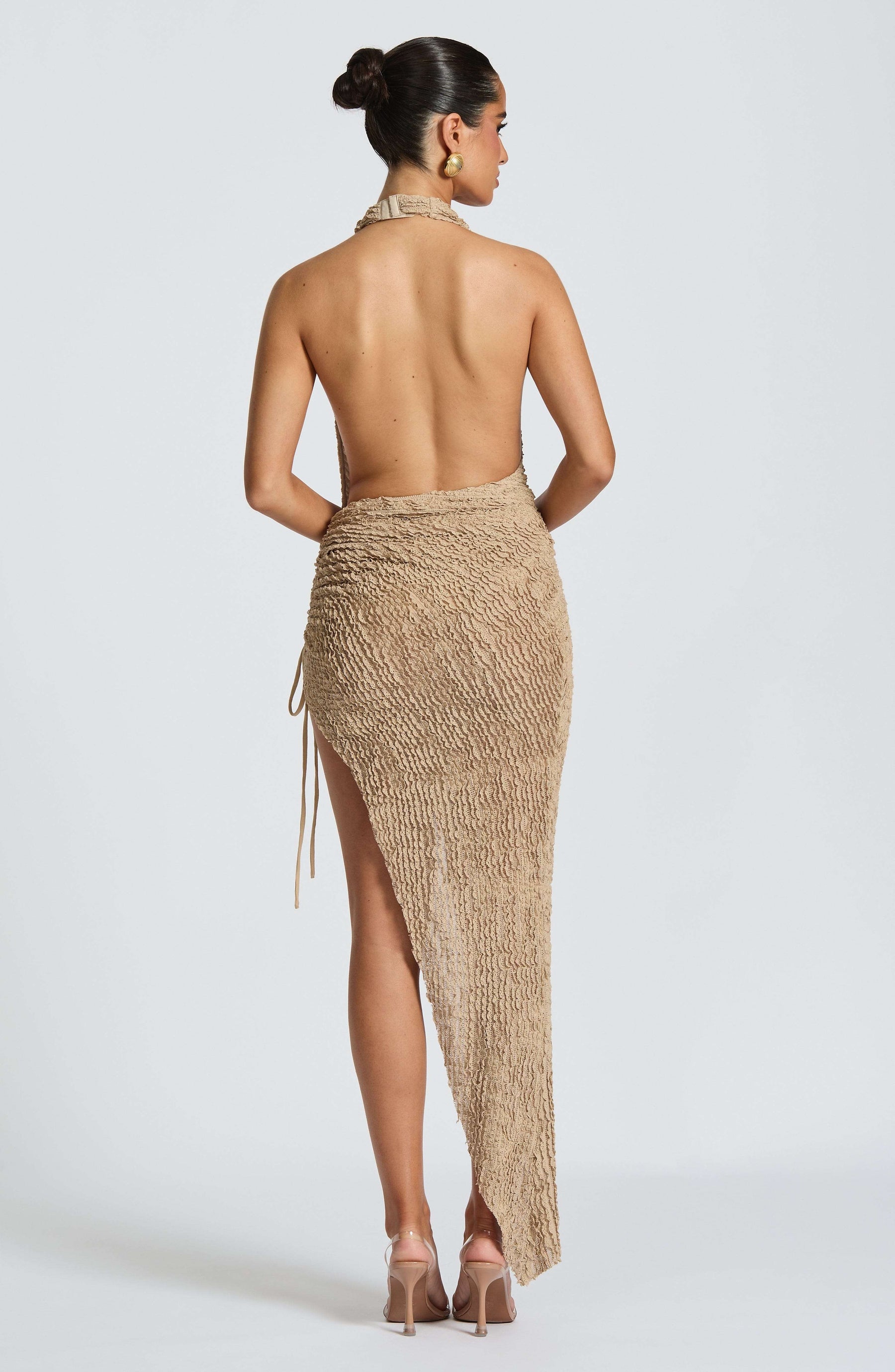 Airla Midi Dress - Beige L.F